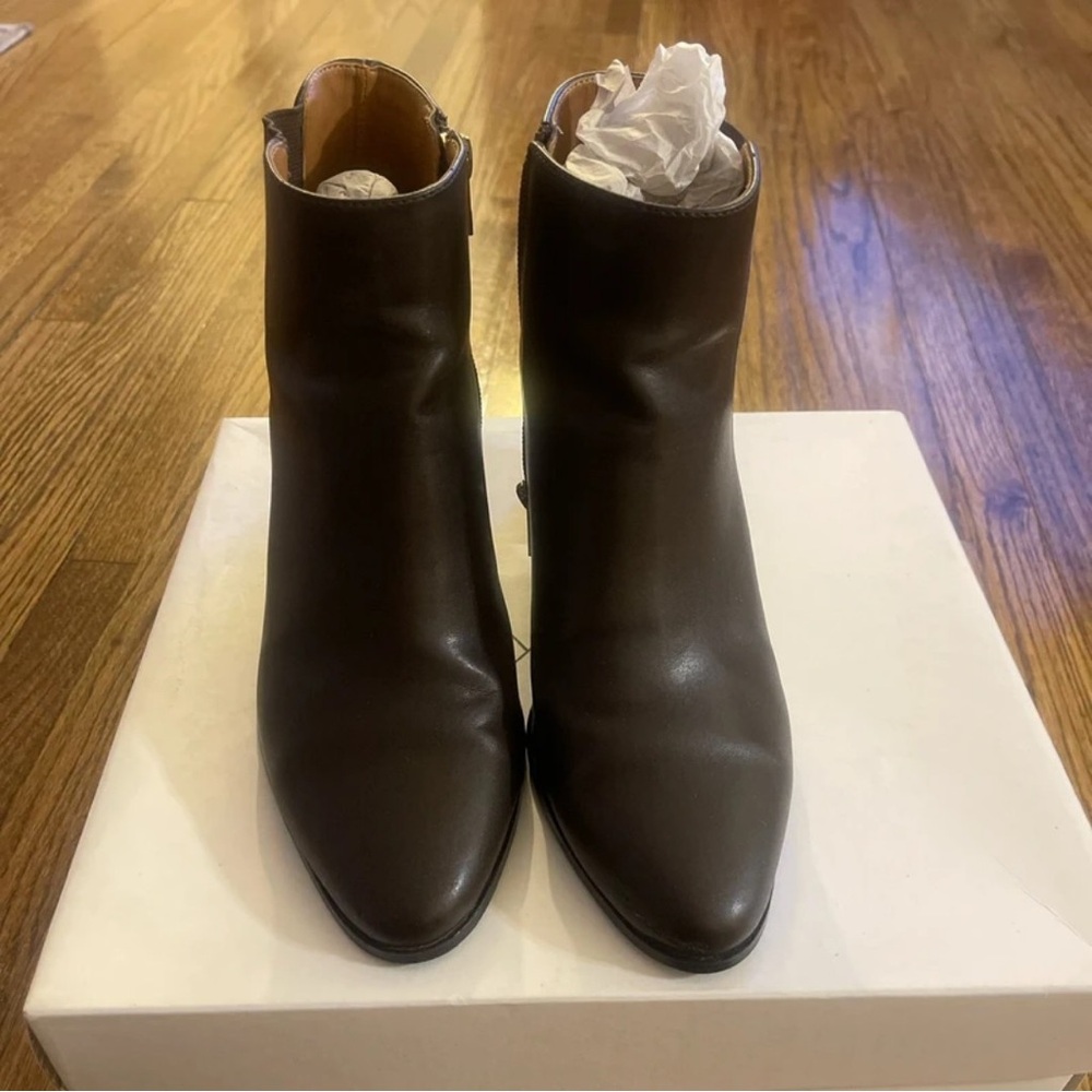 Calvin Klein Dark Brown Ankle Boots